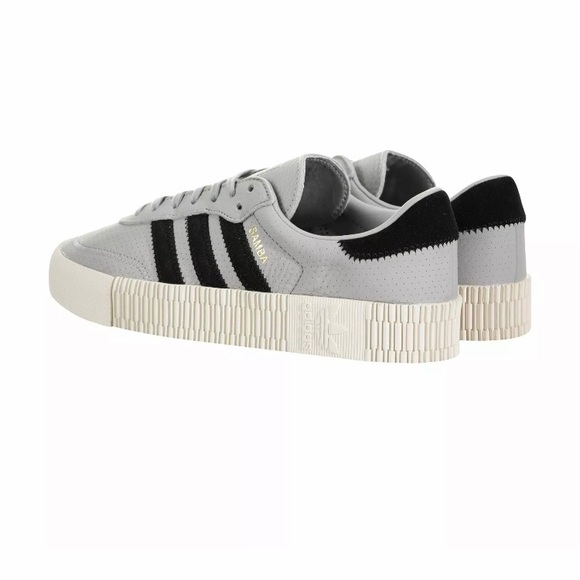 Adidas Sambarose Grey Womens Shoes Sneakers - Picture 4 of 5